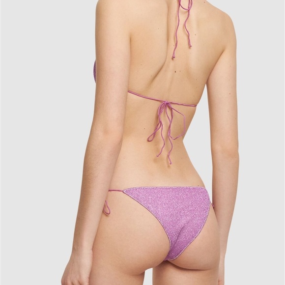 Oseree Lumière Microkini Bikini Top Size S - Picture 4 of 6